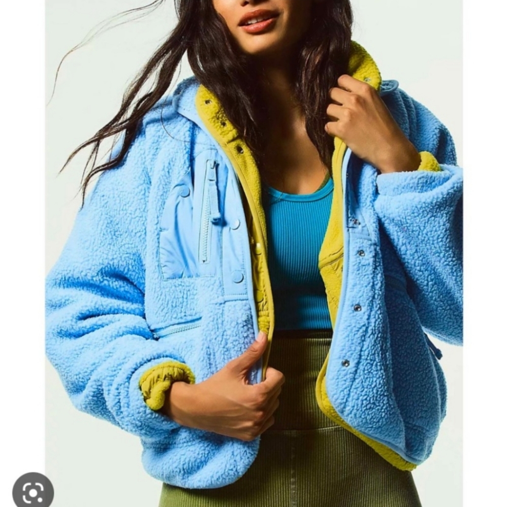 Free People Hit the Slopes Jacket in Raindrop